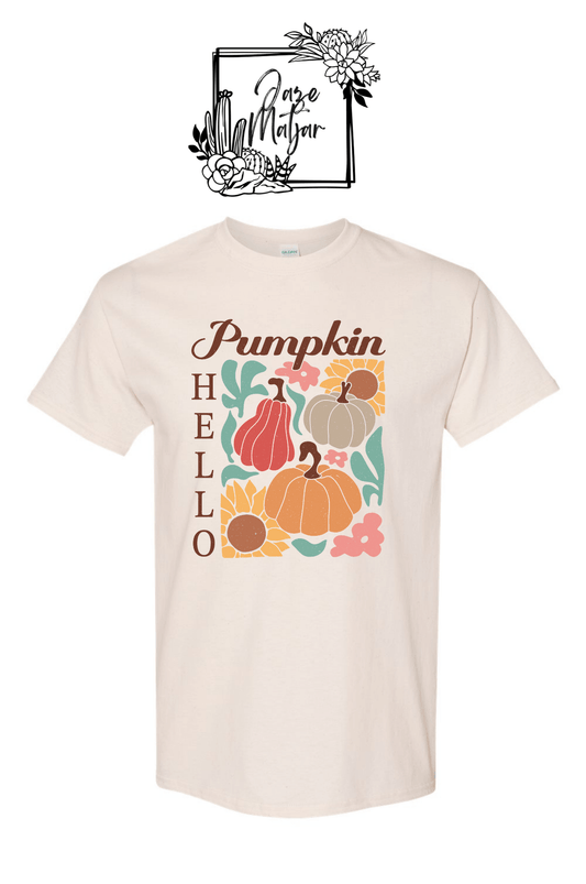 Hello Pumpkin Cotton T-Shirt