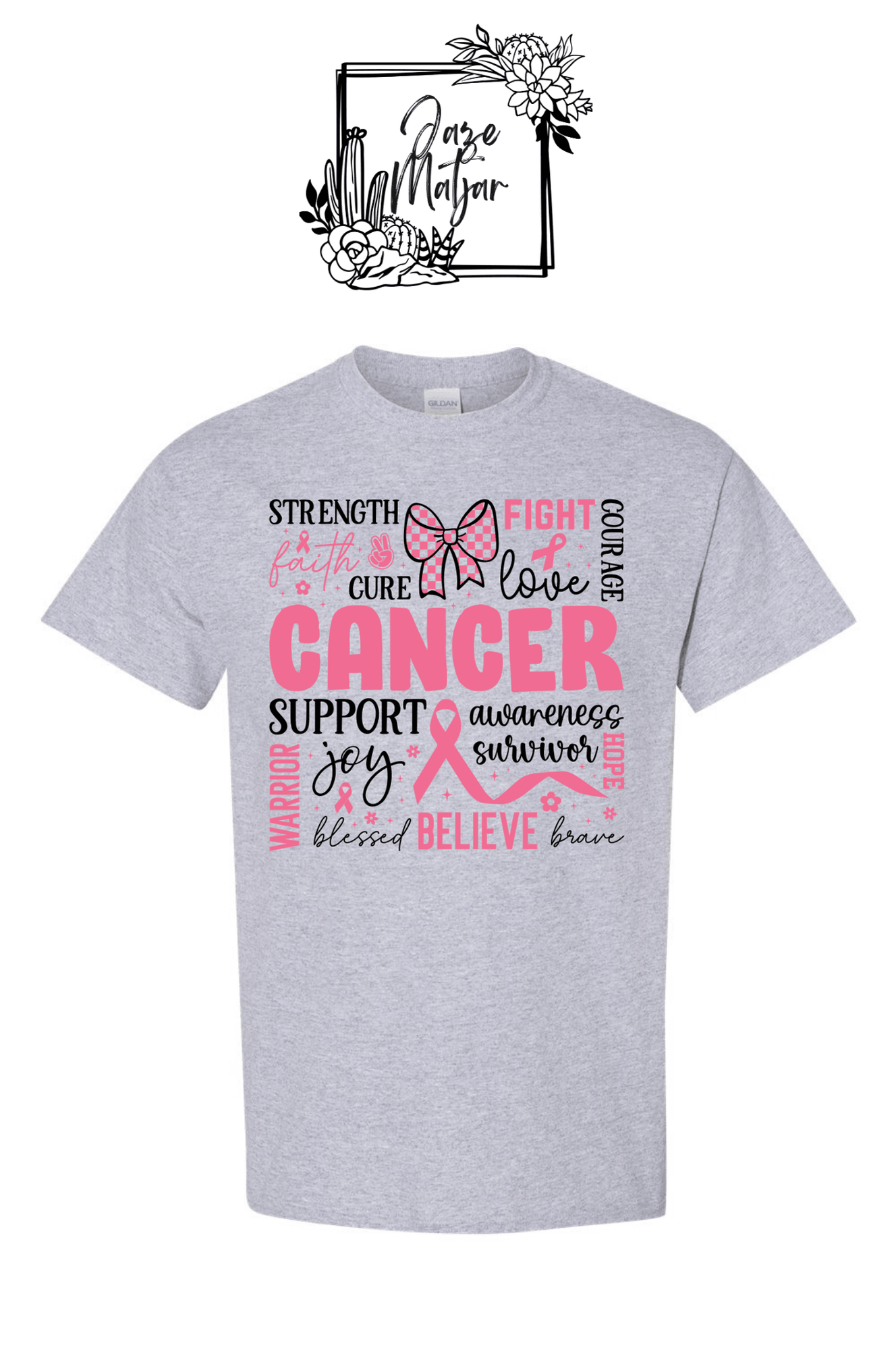 Breast Cancer Support Cotton T-Shirt