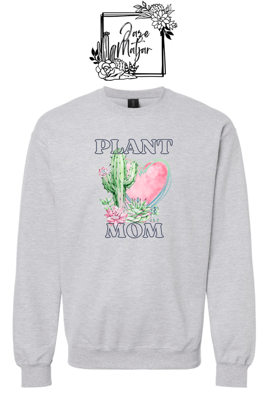 Plant Mom Softstyle Midweight Crewneck Sweatshirt