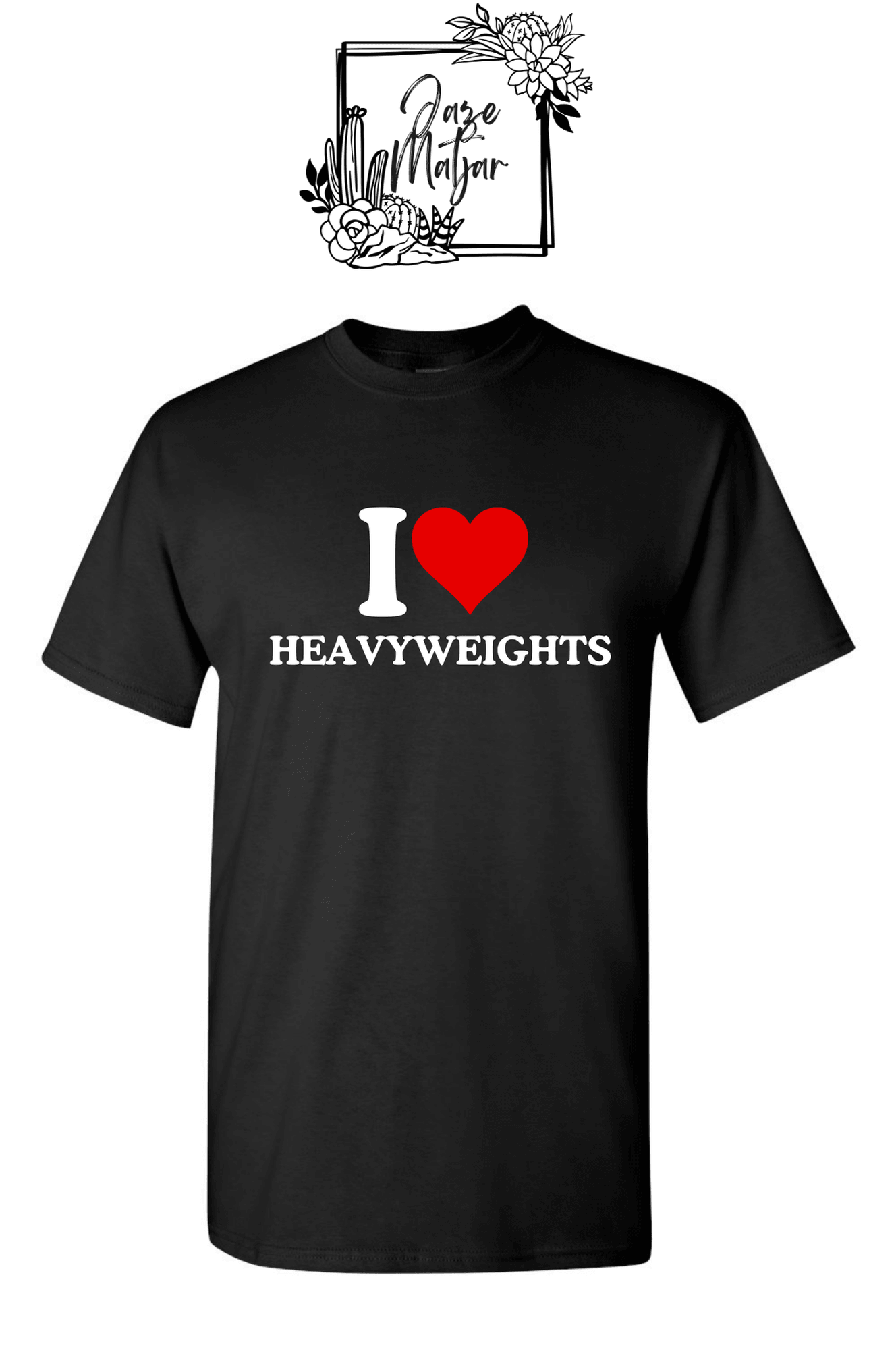 I Heart Heavyweights Cotton T-shirt